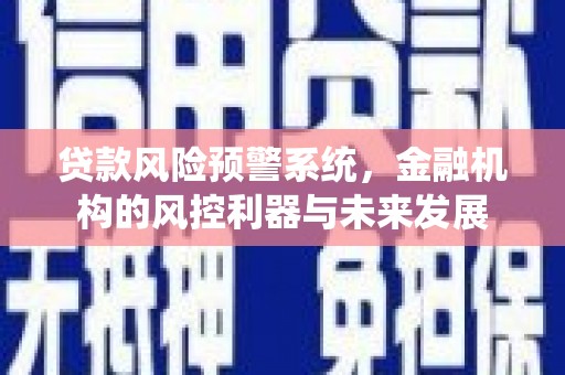 伊犁哈萨克贷款风险预警系统，金融机构的风控利器与未来发展