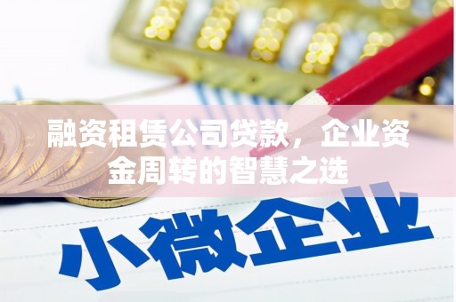 伊犁哈萨克融资租赁公司贷款，企业资金周转的智慧之选