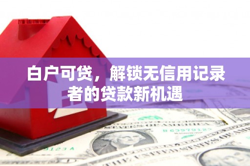 伊犁哈萨克白户可贷，解锁无信用记录者的贷款新机遇