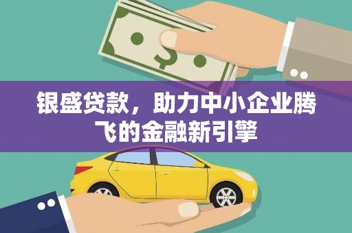 伊犁哈萨克银盛贷款，助力中小企业腾飞的金融新引擎