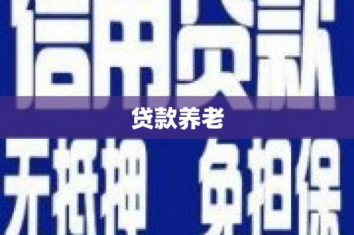 伊犁哈萨克贷款养老