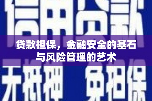 伊犁哈萨克贷款担保，金融安全的基石与风险管理的艺术