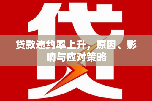 伊犁哈萨克贷款违约率上升，原因、影响与应对策略