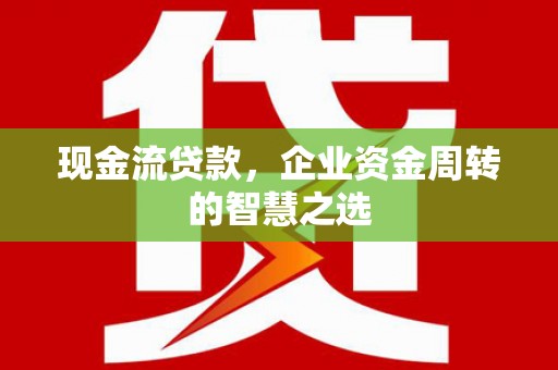 伊犁哈萨克现金流贷款，企业资金周转的智慧之选