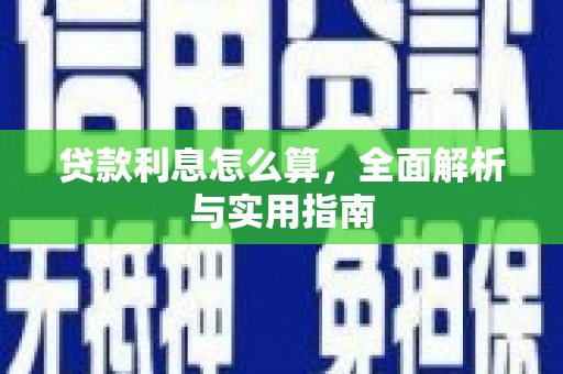 伊犁哈萨克贷款利息怎么算，全面解析与实用指南