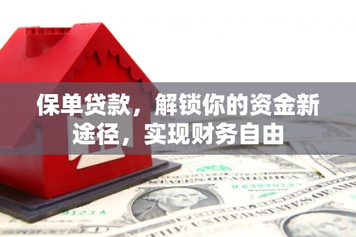 伊犁哈萨克保单贷款，解锁你的资金新途径，实现财务自由