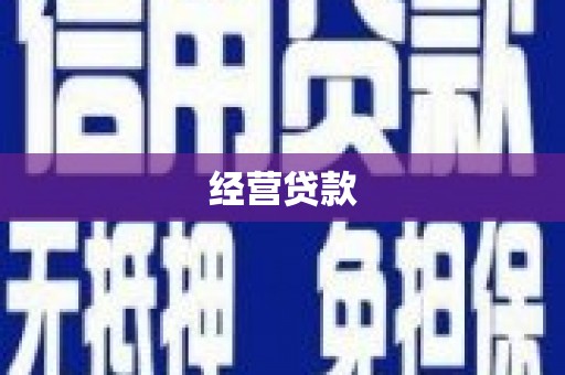 伊犁哈萨克经营贷款