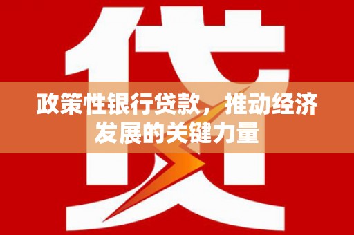 伊犁哈萨克政策性银行贷款，推动经济发展的关键力量