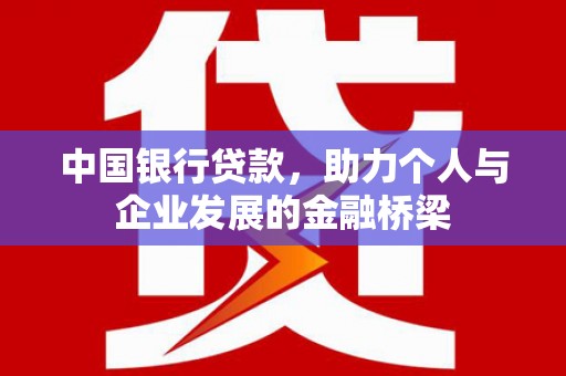 伊犁哈萨克中国银行贷款，助力个人与企业发展的金融桥梁