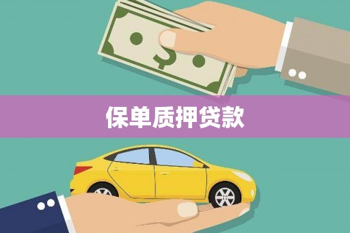 伊犁哈萨克保单质押贷款